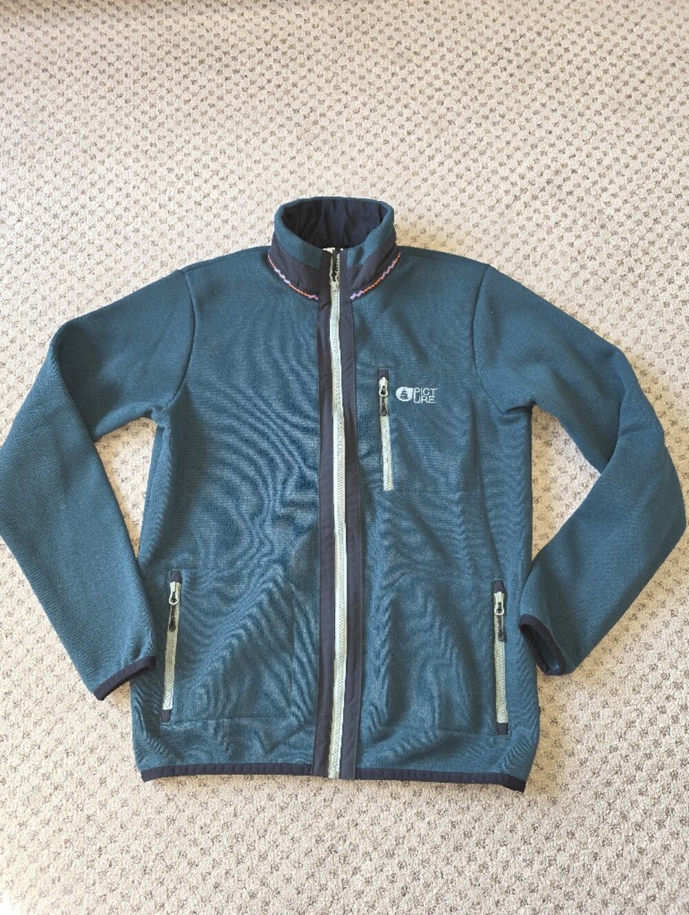 Picture Teal Full‑Zip Fleece Jacket for Men